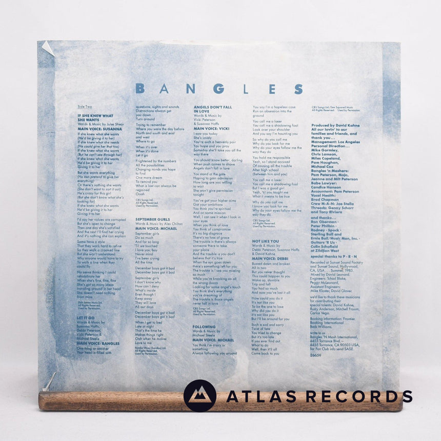 Bangles - Different Light - LP Vinyl Record - EX/EX