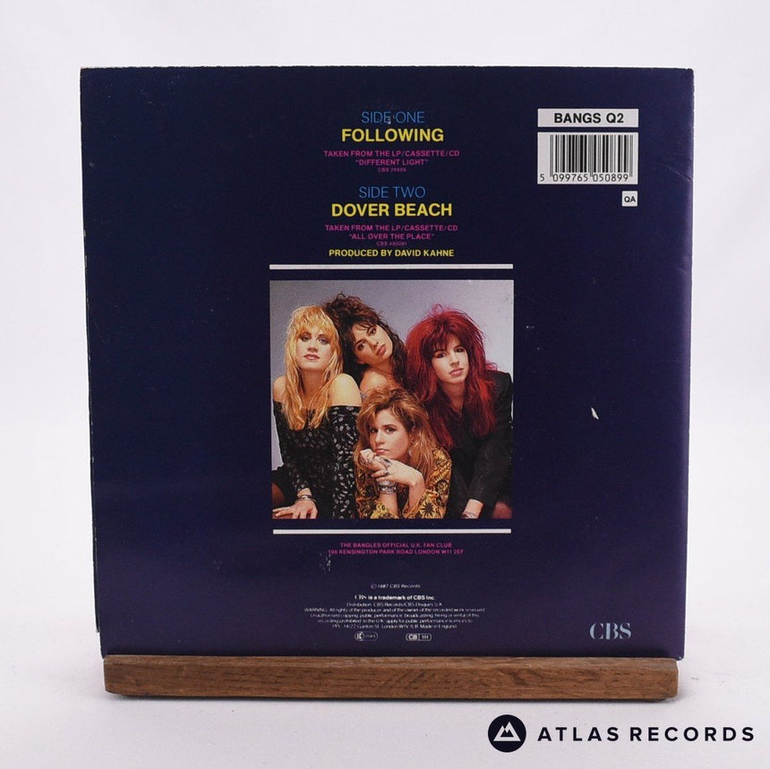 Bangles - Following - Poster Sleeve 7" Vinyl Record - EX/EX