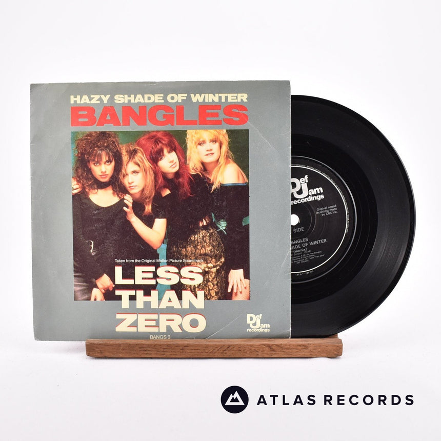 Bangles Hazy Shade Of Winter 7" Vinyl Record - Front Cover & Record