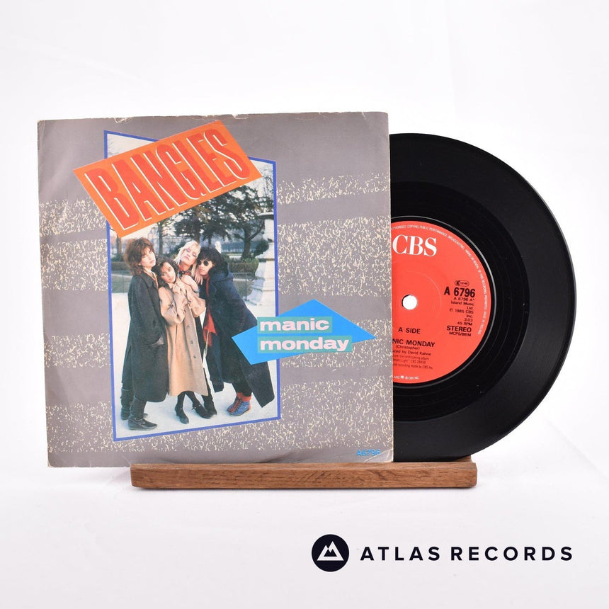Bangles Manic Monday 7" Vinyl Record - Front Cover & Record
