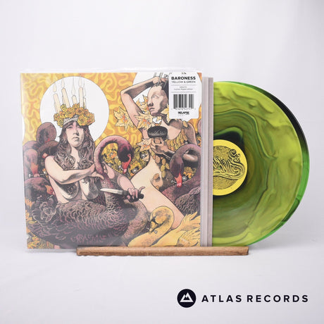 Baroness Yellow & Green 2 x LP Vinyl Record - Front Cover & Record