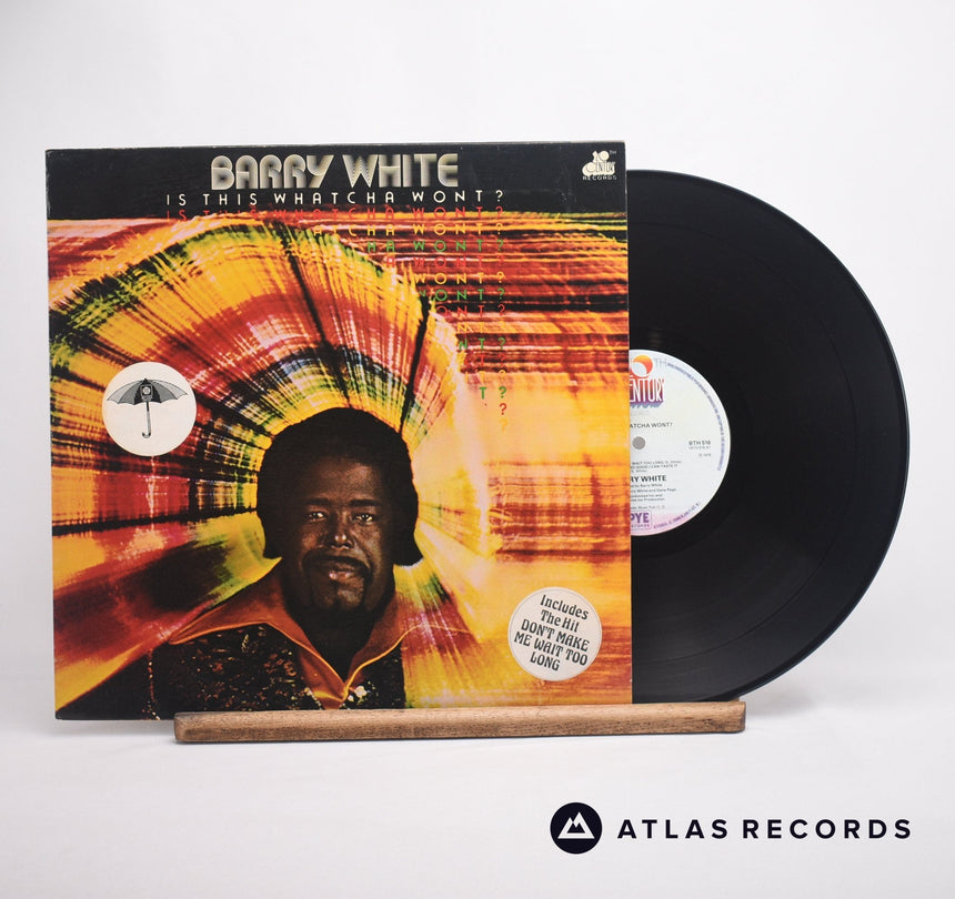 Barry White Is This Whatcha Wont? LP Vinyl Record - Front Cover & Record