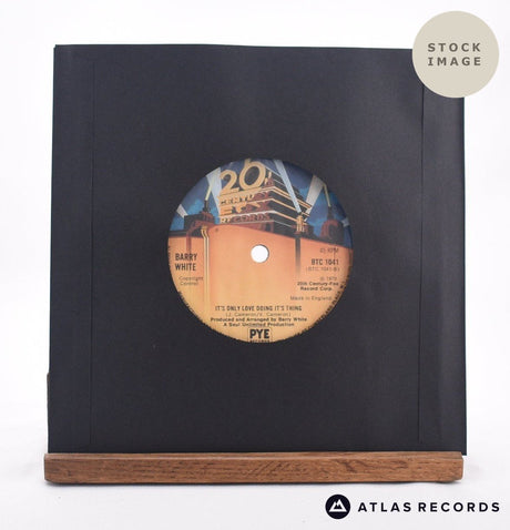 Barry White Sha La La Means I Love You 7" Vinyl Record - Reverse Of Sleeve