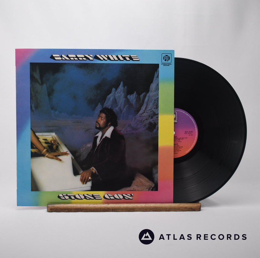 Barry White Stone Gon' LP Vinyl Record - Front Cover & Record