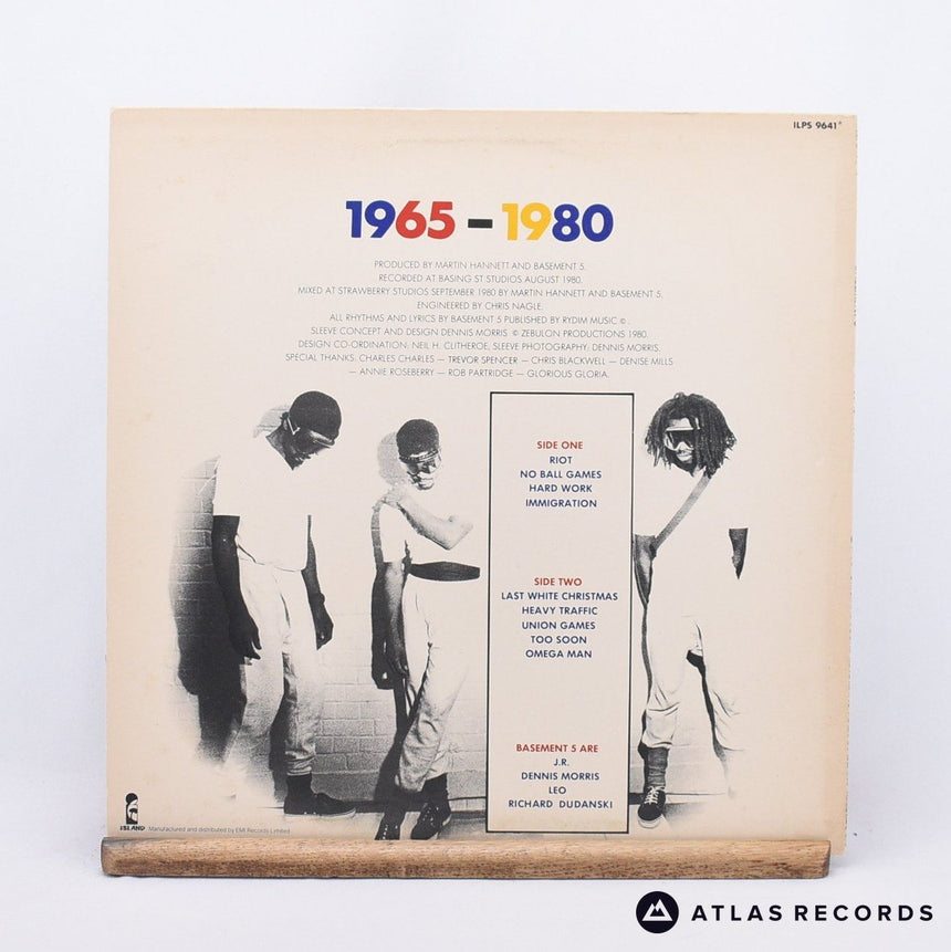 Basement 5 - 1965 - 1980 - Embossed Sleeve A-2 B-2 LP Vinyl Record - VG+/EX