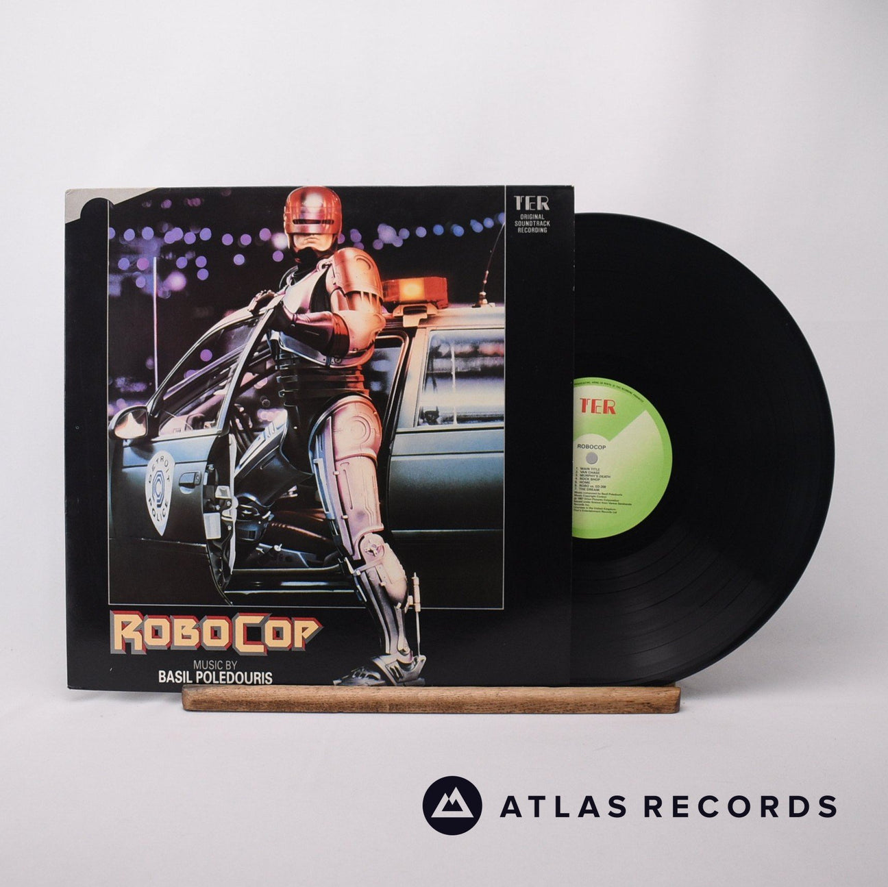 Basil Poledouris Robocop LP Vinyl Record - Front Cover & Record