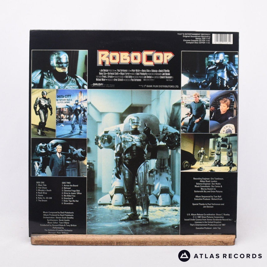 Basil Poledouris - Robocop - A B LP Vinyl Record - EX/EX