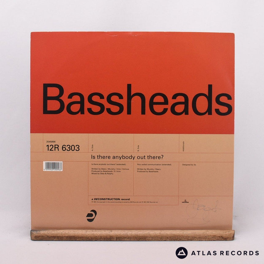 Bassheads - Is There Anybody Out There? - 12" Vinyl Record - EX/EX
