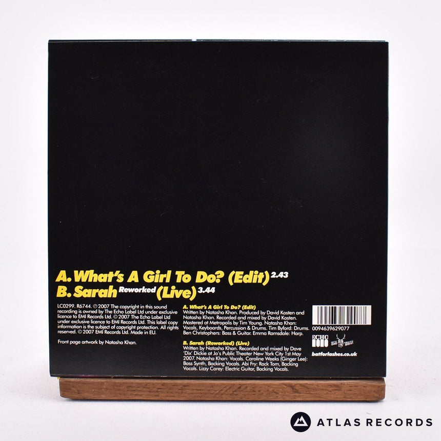 Bat For Lashes - What's A Girl To Do? - 7" Vinyl Record - NM/NM