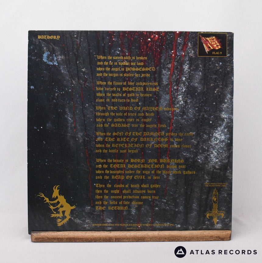 Bathory - The Return...... - Reissue A1 B1 LP Vinyl Record - VG+/VG+