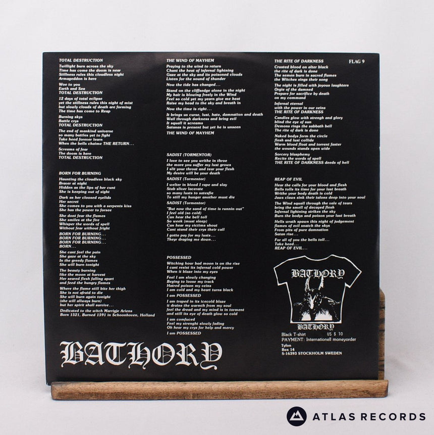 Bathory - The Return...... - Reissue A1 B1 LP Vinyl Record - VG+/VG+