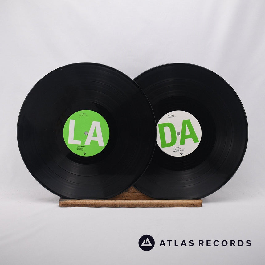 Battles - La Di Da Di - First Press Postcard Double LP Vinyl Record - NM/EX