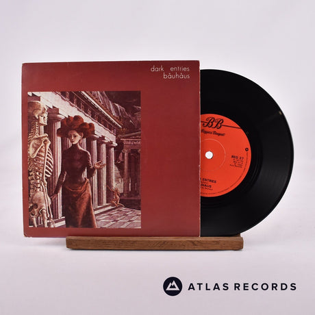 Bauhaus Dark Entries 7" Vinyl Record - Front Cover & Record