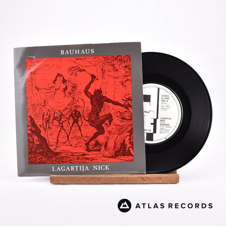 Bauhaus Lagartija Nick 7" Vinyl Record - Front Cover & Record