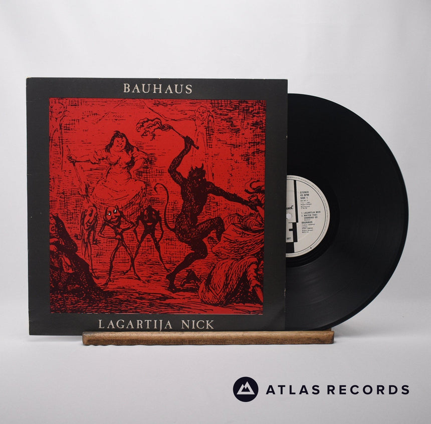 Bauhaus Lagartija Nick 12" Vinyl Record - Front Cover & Record