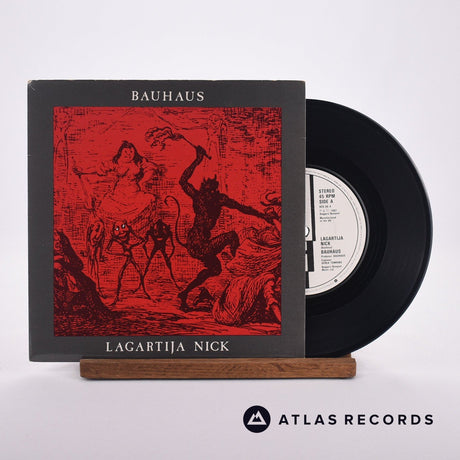 Bauhaus Lagartija Nick 7" Vinyl Record - Front Cover & Record