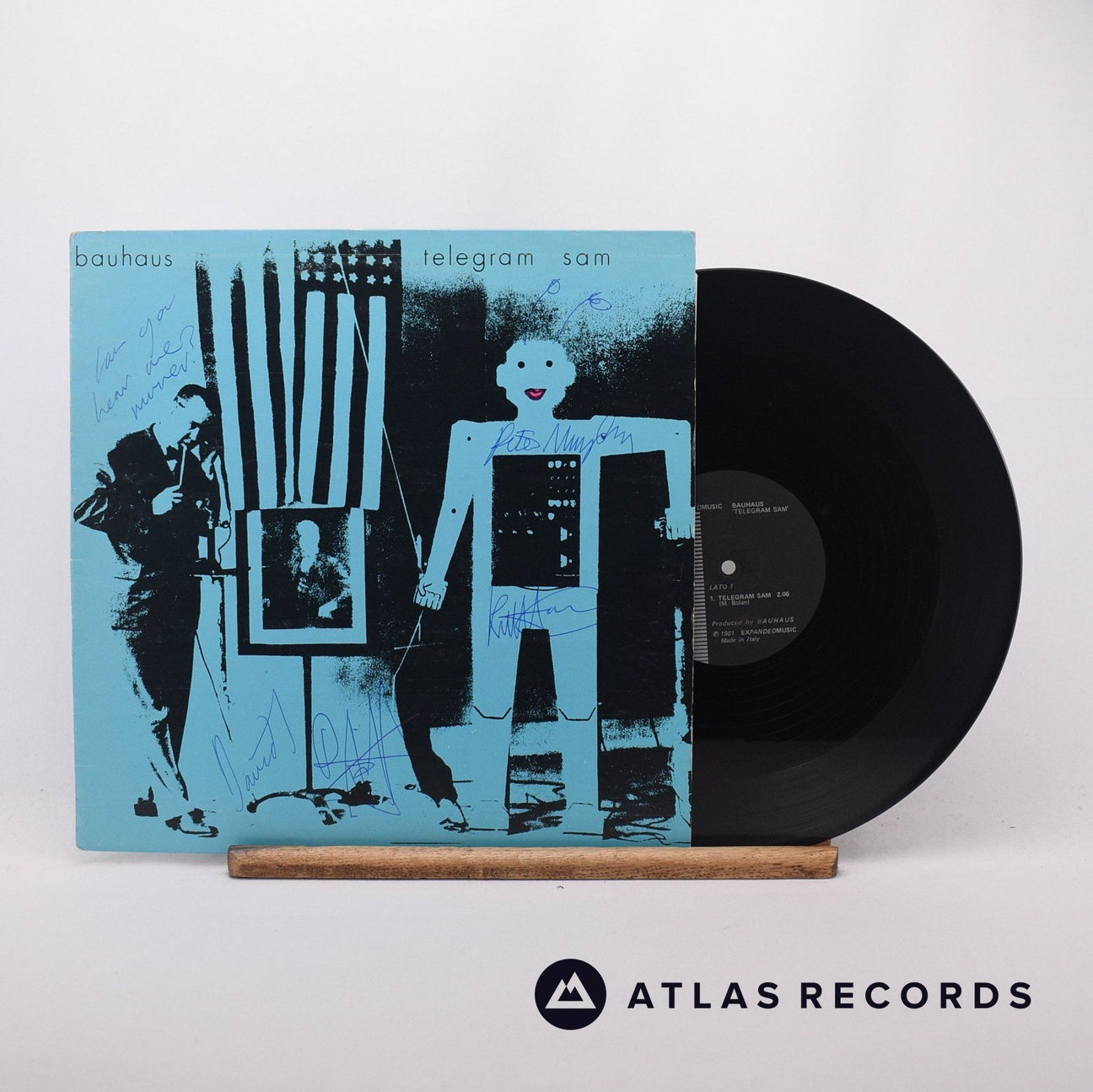Bauhaus Telegram Sam 12" Vinyl Record - Front Cover & Record