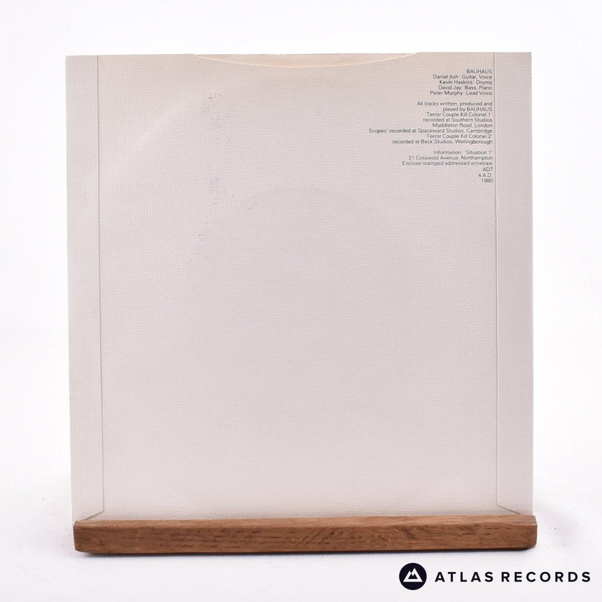 Bauhaus - Terror Couple Kill Colonel - Bilbo 7" Vinyl Record - EX/VG+