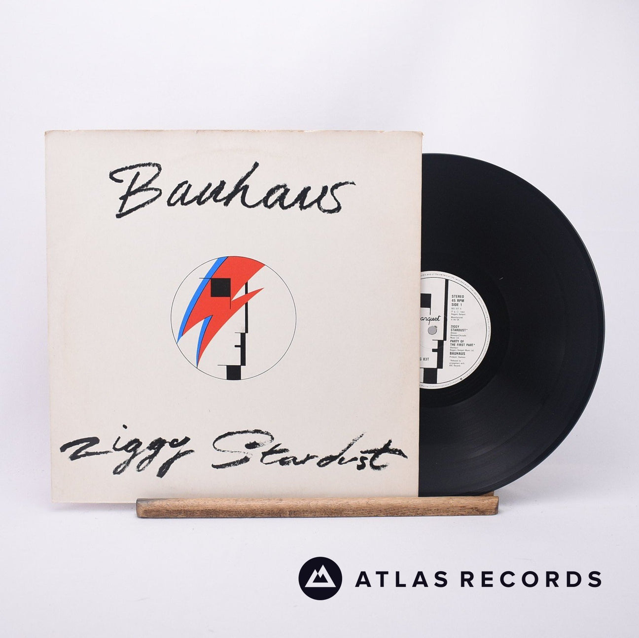 Bauhaus Ziggy Stardust 12" Vinyl Record - Front Cover & Record