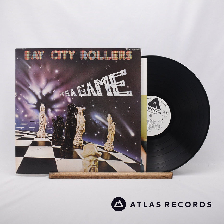 Bay City Rollers It's A Game LP Vinyl Record - Front Cover & Record