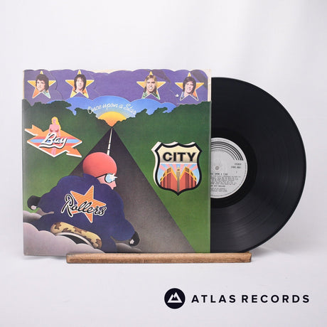 Bay City Rollers Once Upon A Star LP Vinyl Record - Front Cover & Record