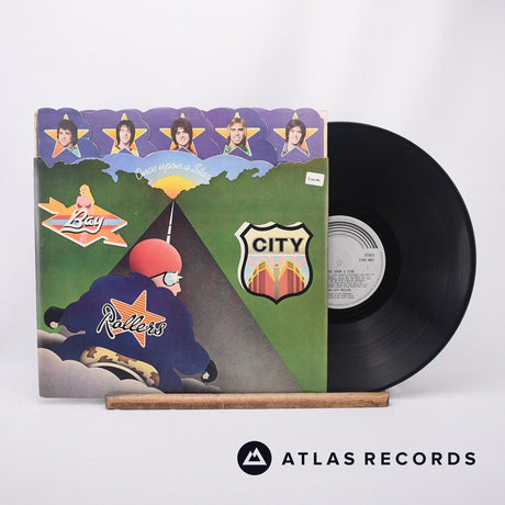 Bay City Rollers Once Upon A Star LP Vinyl Record - Front Cover & Record