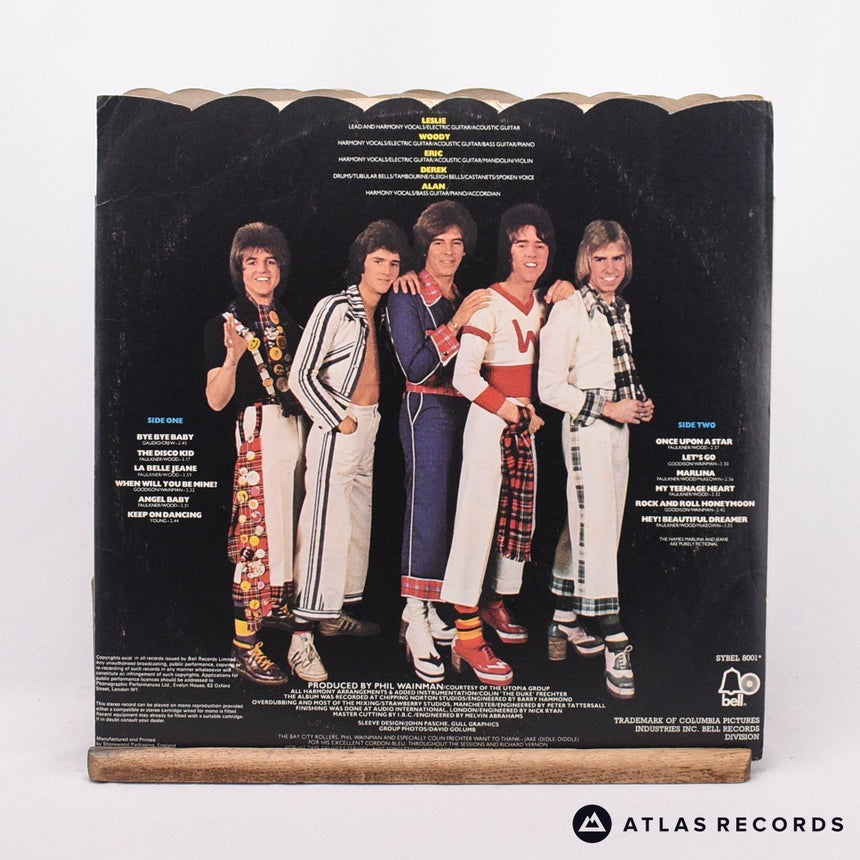 Bay City Rollers - Once Upon A Star - Die-Cut Sleeve LP Vinyl Record - VG+/VG+