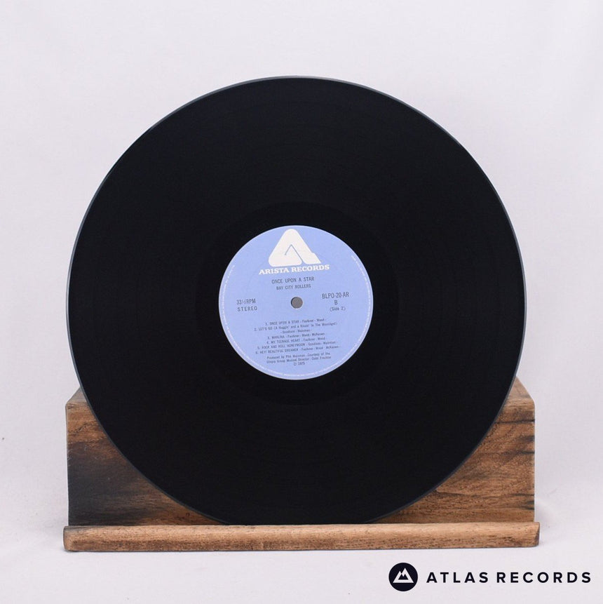 Bay City Rollers - Once Upon A Star - Die-Cut Sleeve LP Vinyl Record - EX/EX