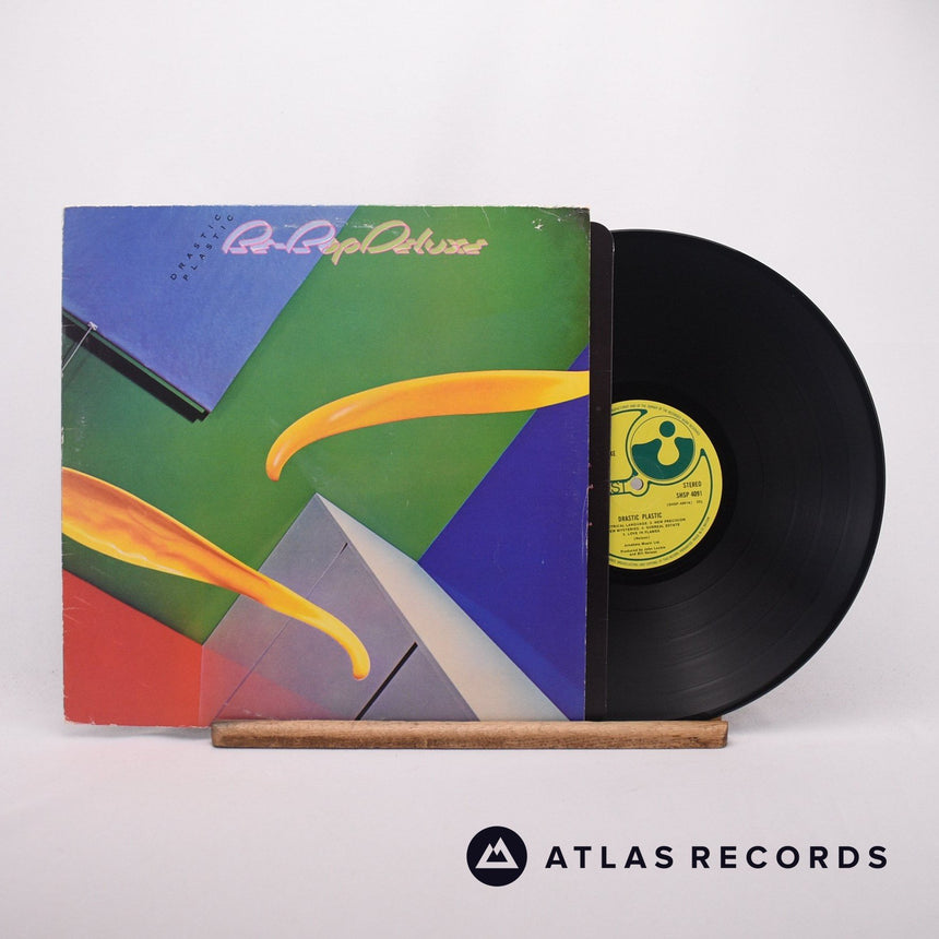 Be Bop Deluxe Drastic Plastic LP Vinyl Record - Front Cover & Record