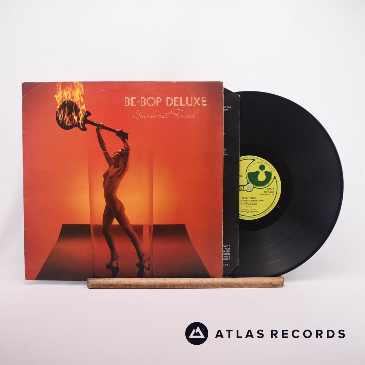 Be Bop Deluxe Sunburst Finish LP Vinyl Record - Front Cover & Record