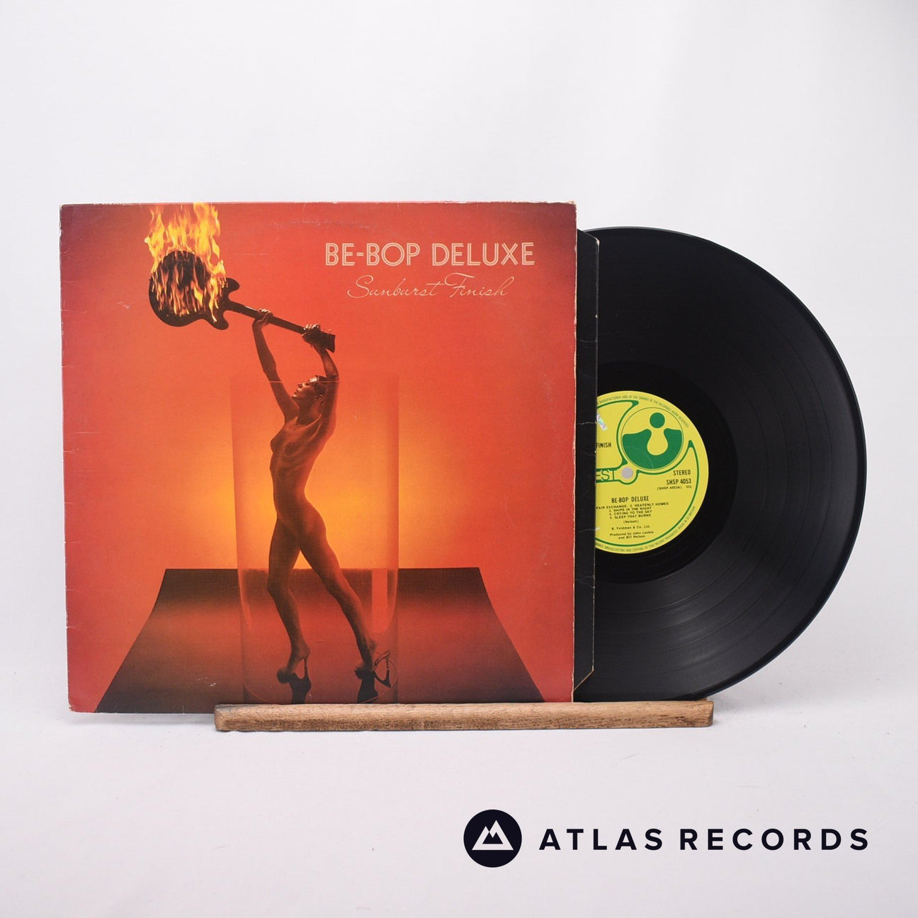 Be Bop Deluxe Sunburst Finish LP Vinyl Record - Front Cover & Record