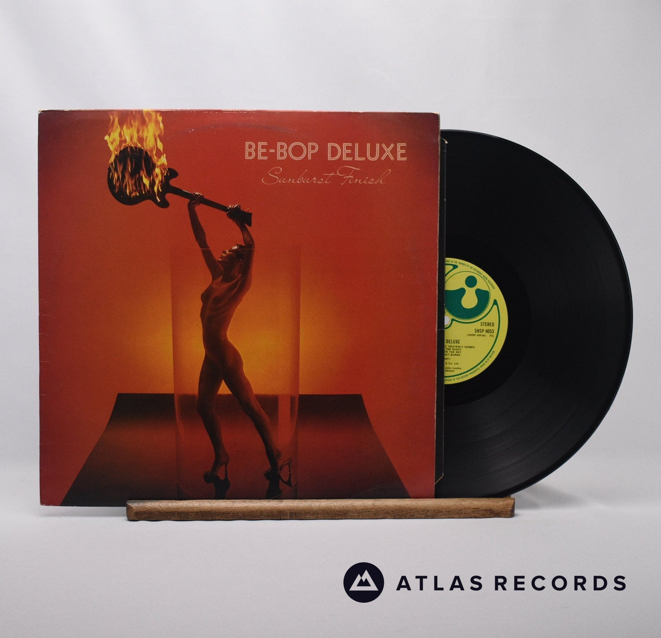 Be Bop Deluxe Sunburst Finish LP Vinyl Record - Front Cover & Record