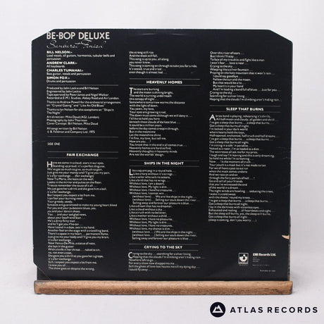 Be Bop Deluxe - Sunburst Finish - LP Vinyl Record - VG+/EX