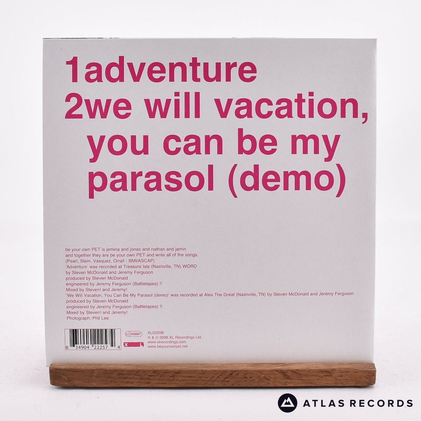 Be Your Own Pet - Adventure - 7" Vinyl Record - NM/NM