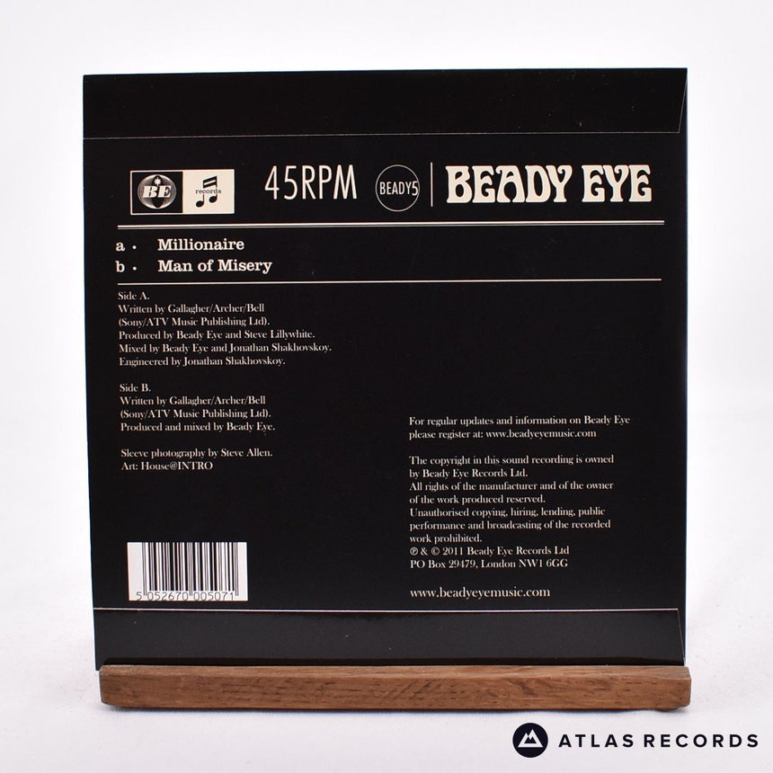 Beady Eye - Millionaire - 7" Vinyl Record - NM/NM