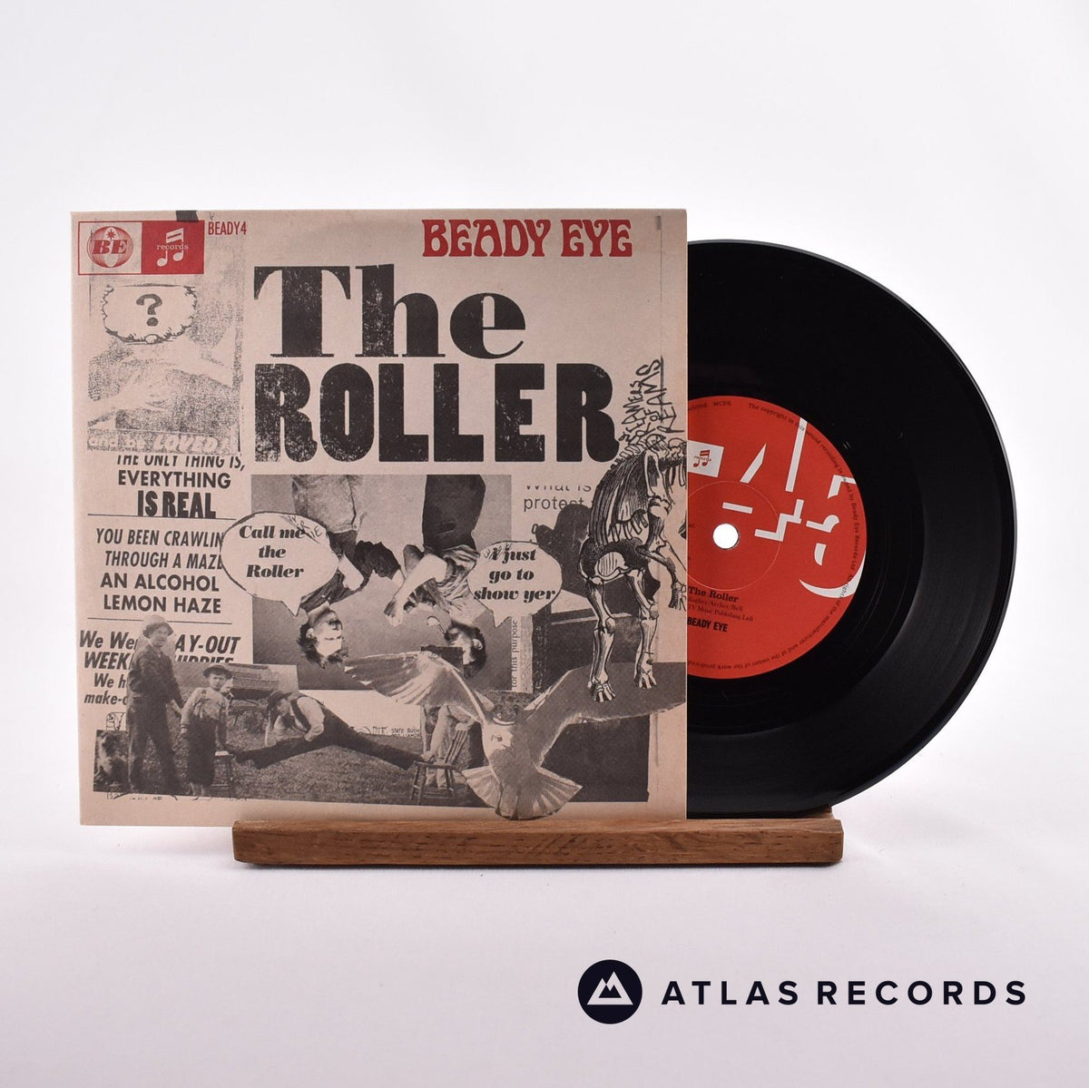 Beady Eye The Roller 7" Vinyl Record - Front Cover & Record
