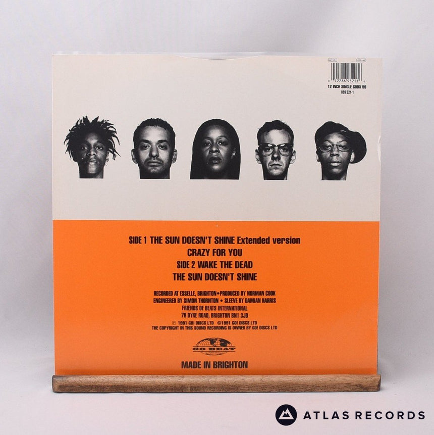 Beats International - The Sun Doesn't Shine - 12" Vinyl Record - EX/EX