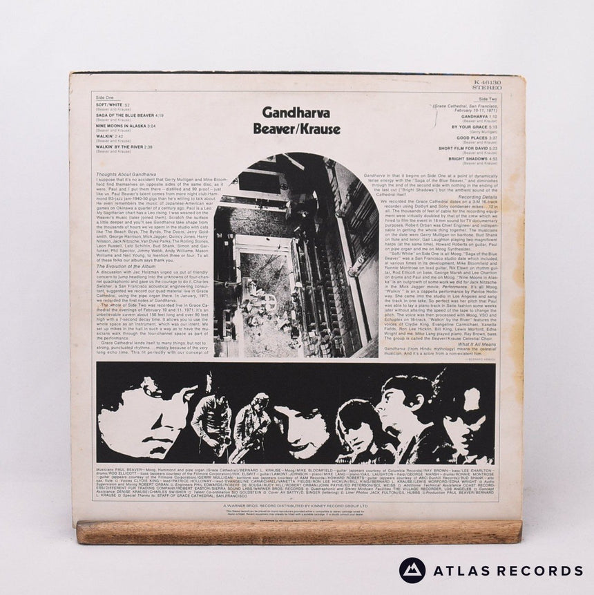 Beaver & Krause - Gandharva - LP Vinyl Record - VG+/VG+