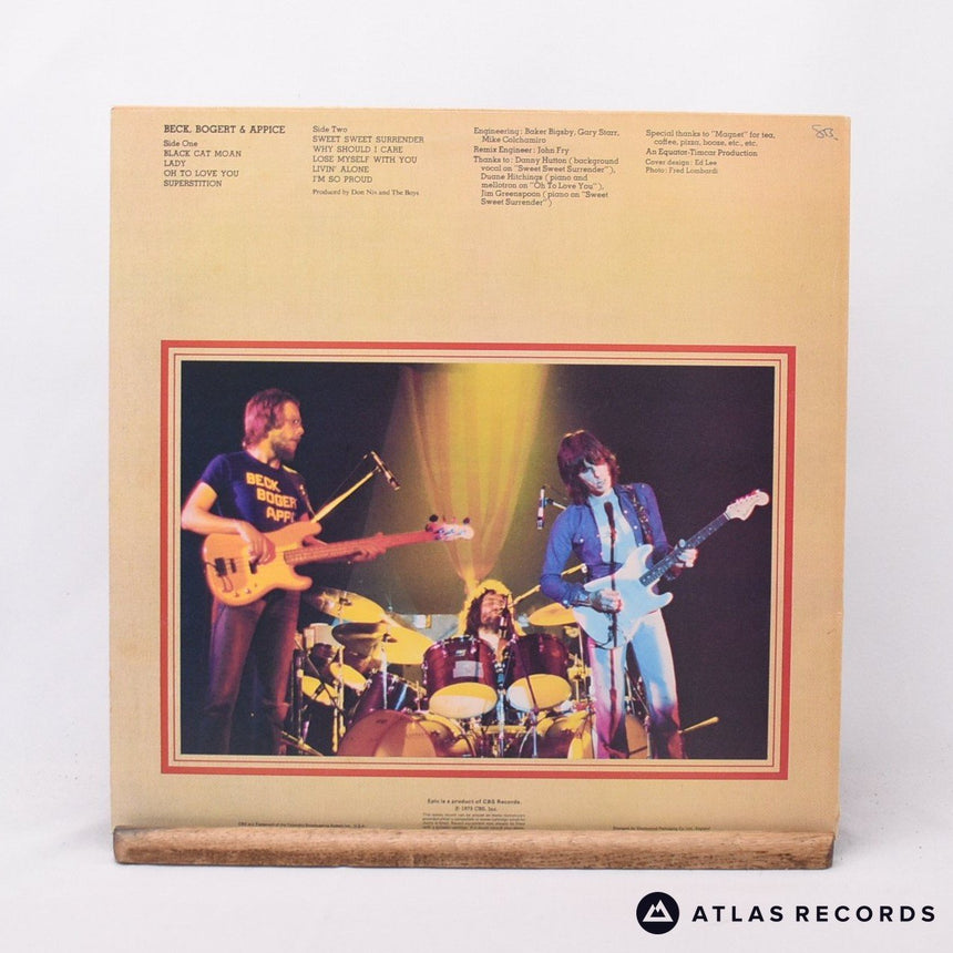Beck, Bogert & Appice - Beck, Bogert, Appice - A3 B3 LP Vinyl Record - EX/EX