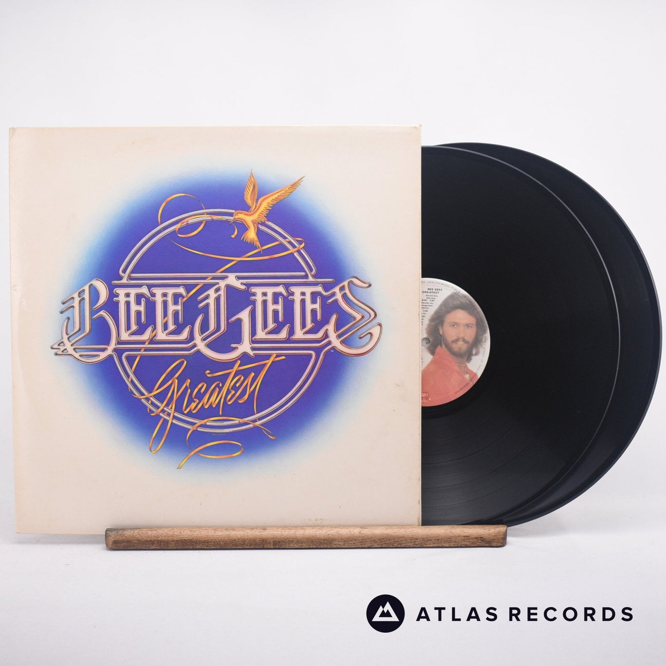 Bee Gees Greatest Double LP Vinyl Record - Front Cover & Record