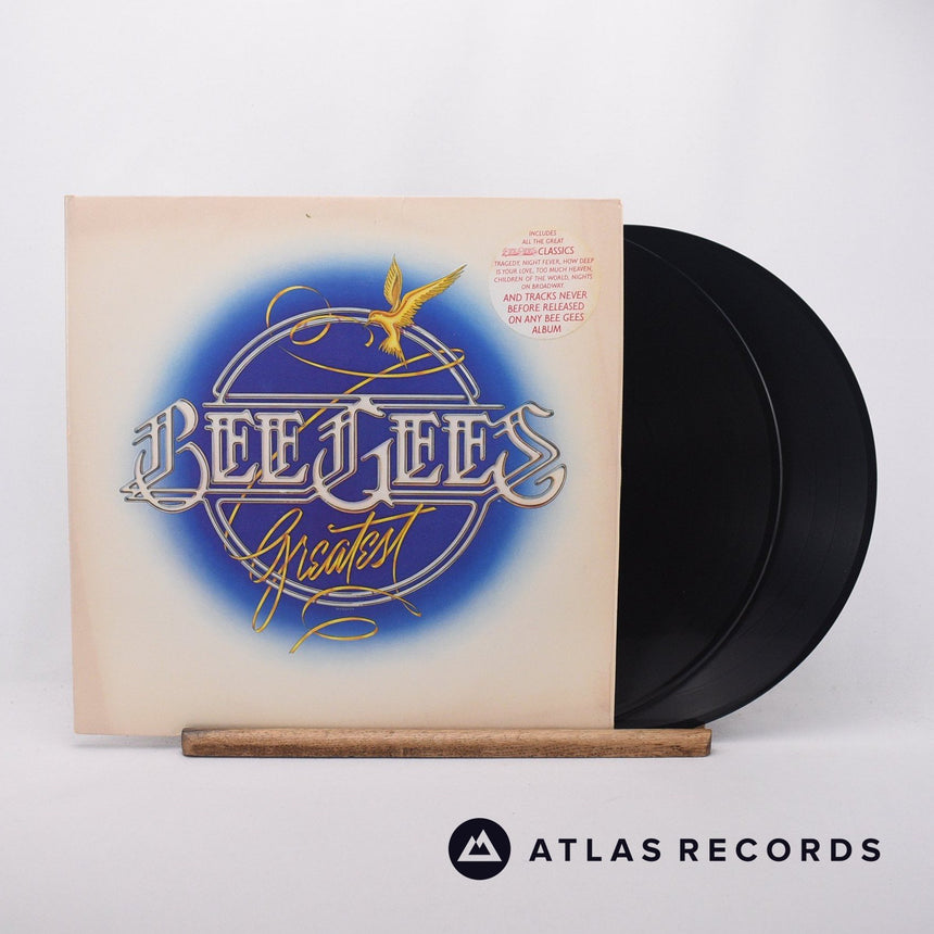 Bee Gees Greatest 2 x LP Vinyl Record - Front Cover & Record