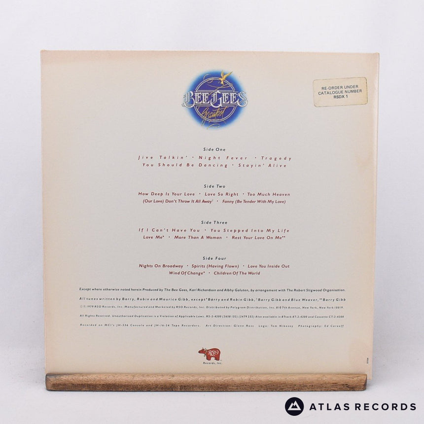 Bee Gees - Greatest - Embossed Sleeve Tri-Fold 2 x LP Vinyl Record - EX/VG+