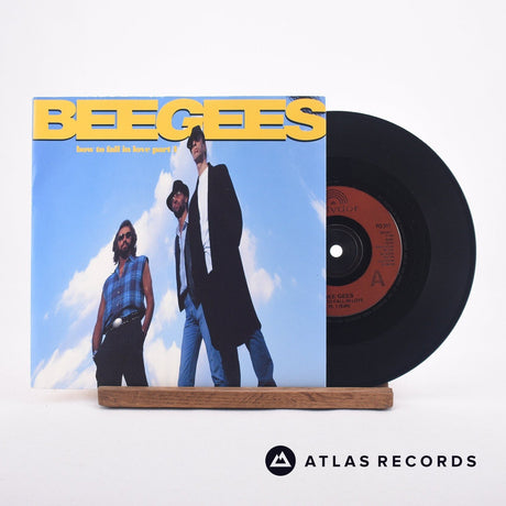 Bee Gees How To Fall In Love Part 1 7" Vinyl Record - Front Cover & Record