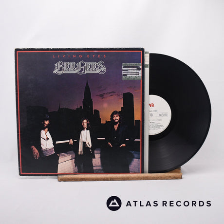 Bee Gees Living Eyes LP Vinyl Record - Front Cover & Record