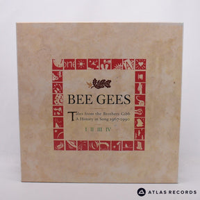 Bee Gees Tales From The Brothers Gibb: A History In Song 1967 -1990 4 x CD Vinyl Record - Front Cover & Record