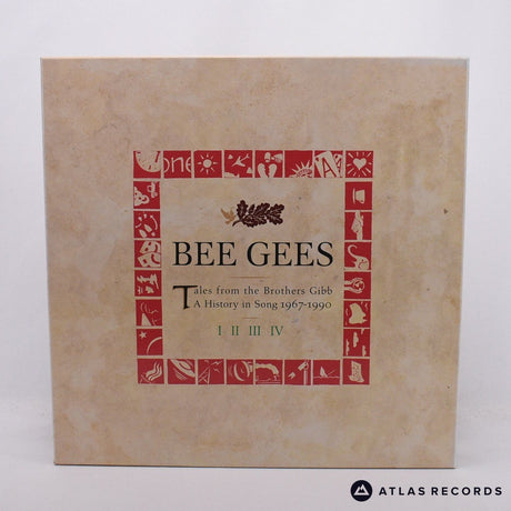 Bee Gees Tales From The Brothers Gibb: A History In Song 1967 -1990 4 x CD Vinyl Record - Front Cover & Record