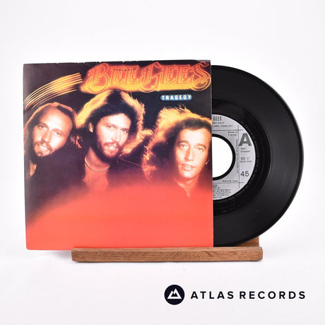 Bee Gees Tragedy 7" Vinyl Record - Front Cover & Record