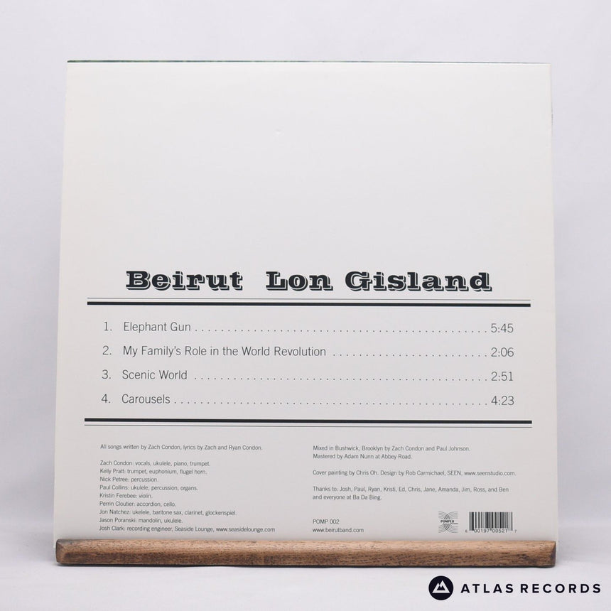 Beirut - Lon Gisland - Reissue Single-Sided 12" Vinyl Record - EX/EX