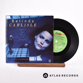Belinda Carlisle Heaven Is A Place On Earth 7" Vinyl Record - Front Cover & Record