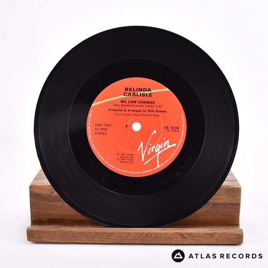 Belinda Carlisle - Heaven Is A Place On Earth - 7" Vinyl Record - VG+/EX